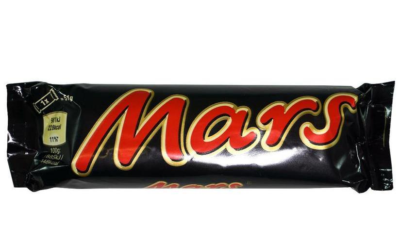 CHOCOLATE BAR MARS CHOCOLATE 51G