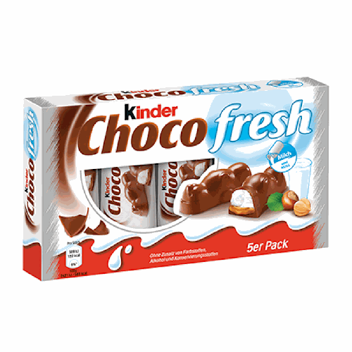 CHOCOLATE BAR KINDER CHOCO FRESH HAZELNUT 5X21G