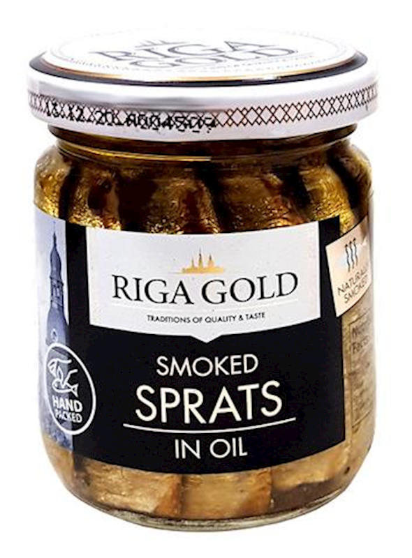 SPRATS RIGA GOLD IN OIL JAR 100G