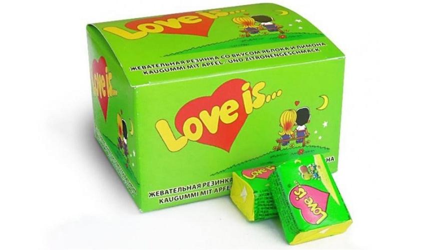 LOVE IS GUM W/APPLE&LIME 4.2G