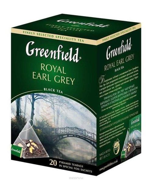 TEA GREENFIELD ROYAL EARL GREY